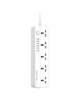 SC5614 Power Strip – 5 AC Outlets & 6 USB Charging Ports, 2m Long Extension Cord, Surge Protection, Perfect for Home & Office, Efficient Power Solution for Multiple Devices - pzsku/Z655CE22C191291DFCCF0Z/45/_/1740663740/0526ba8d-fb0b-41d7-8514-1f23307ae169