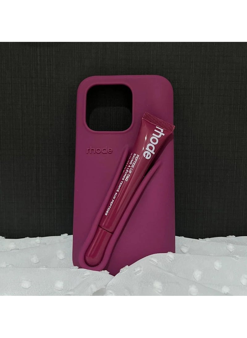 rhode Kafr Rhode Cell Phone Lip Holder Silicone Lip Gloss Cell Phone Holder Lip Holder iPhone Cell Phone Lip Holder Back (Smell Free) - Image 1