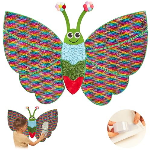 ODOXIA Sensory Wall Panel Sequin Busy Board for Sensory Room and Daycare Montessori Toys and Activity Autism Mats and Squares for Toddlers and Kids - Image 1