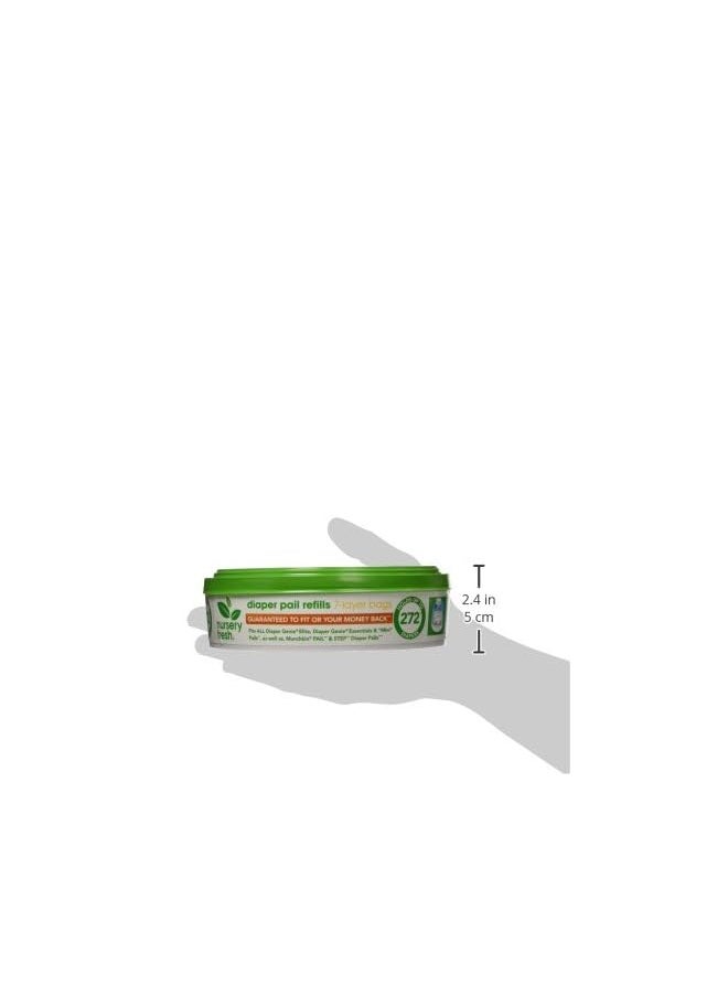 Nursery Fresh - Refill For Diaper Genie And Munchkin Diaper Pails 2 176 Count 8 Pack - Image 1