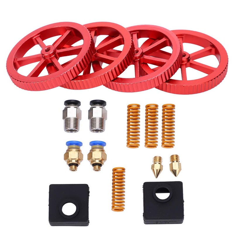 طقم ترقية بثق الطابعة ثلاثية الأبعاد مع كتلة ألومنيوم ومقبس سيليكون وفوهة نحاسية - Image 5