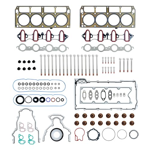 SUSUCAR Full Cylinder 5.3 Head Gasket Set with Bolts ES72173, Replacement for 2002-2011 Chevy Silverado Tahoe Suburban GMC Sierra Yukon Buick Cadillac 4.8 5.3L - Image 1