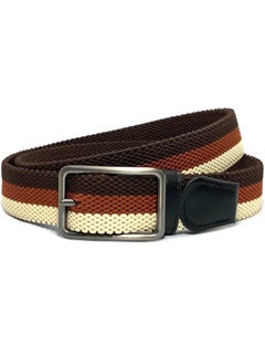 Classic Milano Classic Milano® Braided Canvas Woven Elastic Stretch Belt for Men/Women/Junior with Multicolored Belt men Enclosed in an Elegant Gift Box by Milano Leather  - Image 2