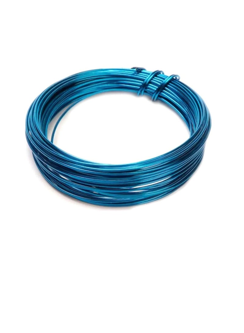 Copper Wire 20 Gauge Sapphire Blue 8 Yards Per Package - Image 1
