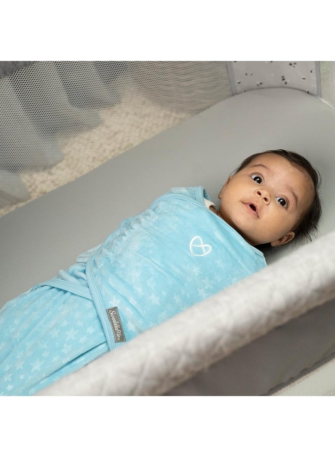 SwaddleMe by Ingenuity Original Swaddle, Size Small/Medium, For Ages 0-3 Months, 7-14 Pounds, Up to 26 Inches Long, 2-Pack Baby Swaddle Blanket Wrap - Image 2