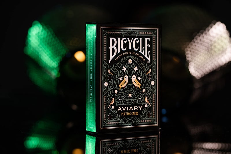 Bicycle Aviary Playing Cards, Teal - Image 2