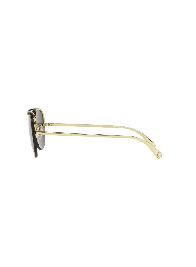 VERSACE Women VE2231 VE2231 100287 Women's Rimless Pilot Sunglasses - Lens Size: 60 mm - Image 4