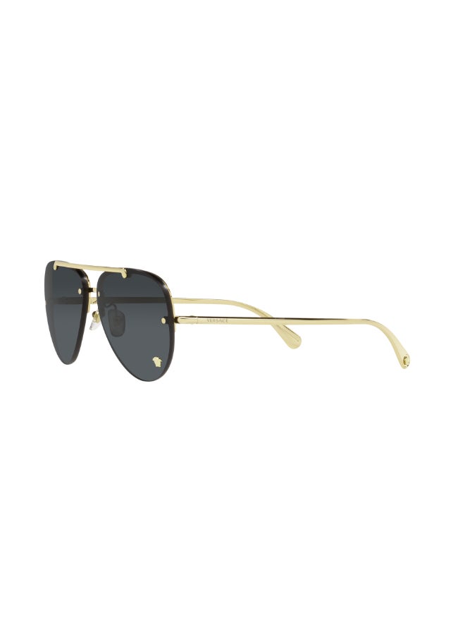 VERSACE Women VE2231 VE2231 100287 Women's Rimless Pilot Sunglasses - Lens Size: 60 mm - Image 3