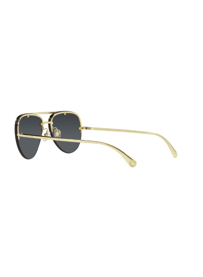 VERSACE Women VE2231 VE2231 100287 Women's Rimless Pilot Sunglasses - Lens Size: 60 mm - Image 5