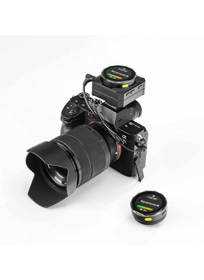 Saramonic Saramonic Blink Me B2 | 2-Person Smart Wireless Mic System w/Touchscreen, Customizable Transmitters & Recording  - Image 3