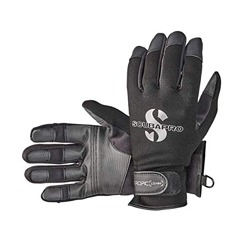 SCUBAPRO Tropic 1.5mm Diving Glove, Unisex, S, Black - Image 4