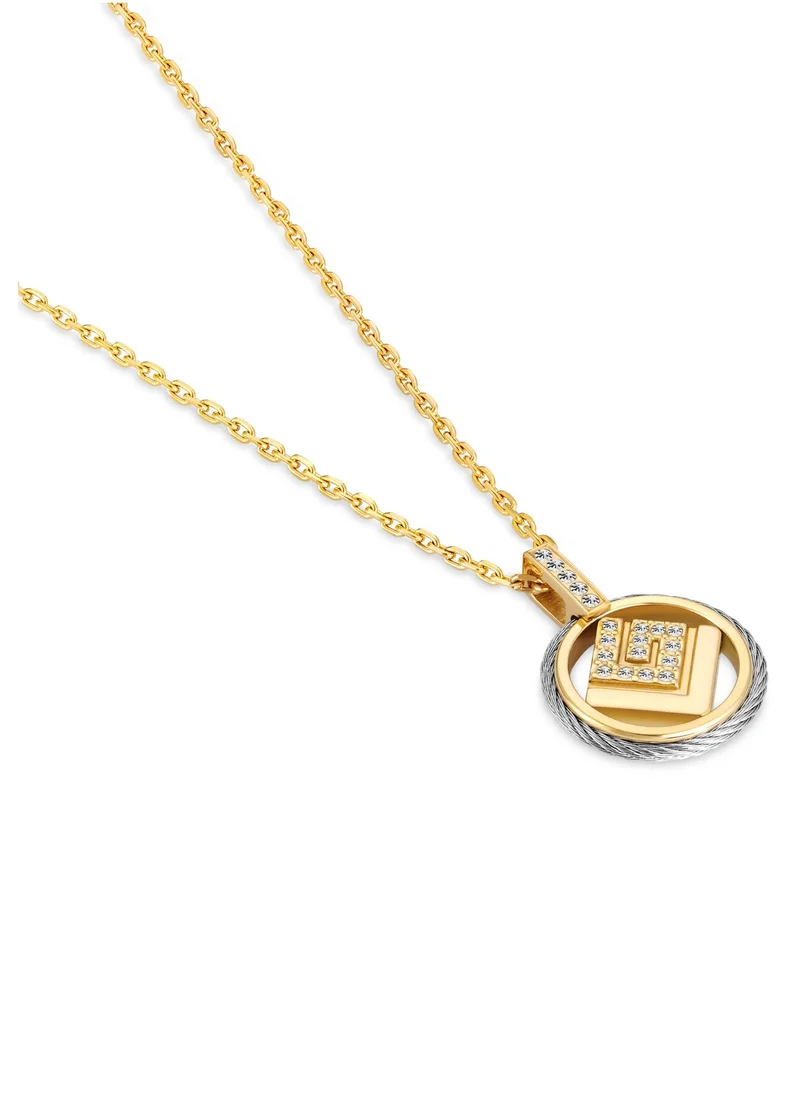 Guy Laroche Ambre Rose Gold Plated Necklace for Women