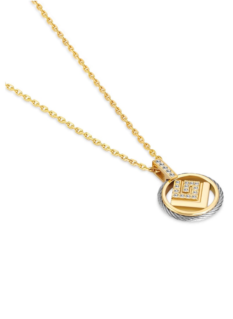 Guy Laroche Ambre Rose Gold Plated Necklace for Women - Image 2