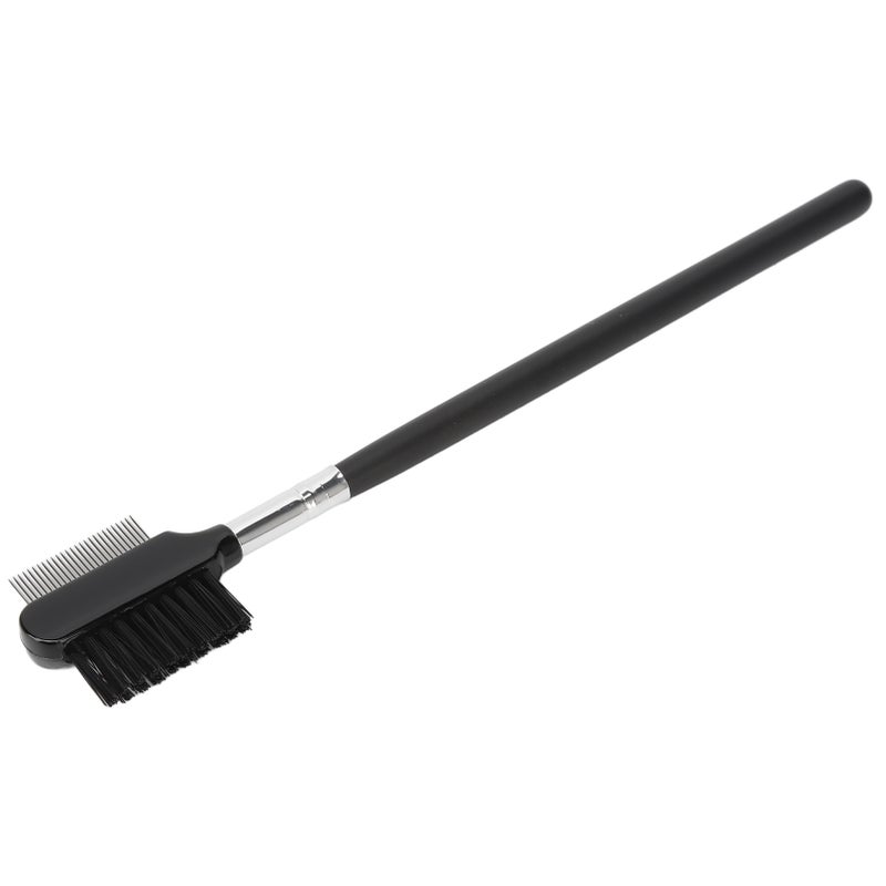 2 in 1 Eyelash Separator Brow Comb Stainless Steel Teeth Mascara Comb Grooming Makeup Tool - Image 4