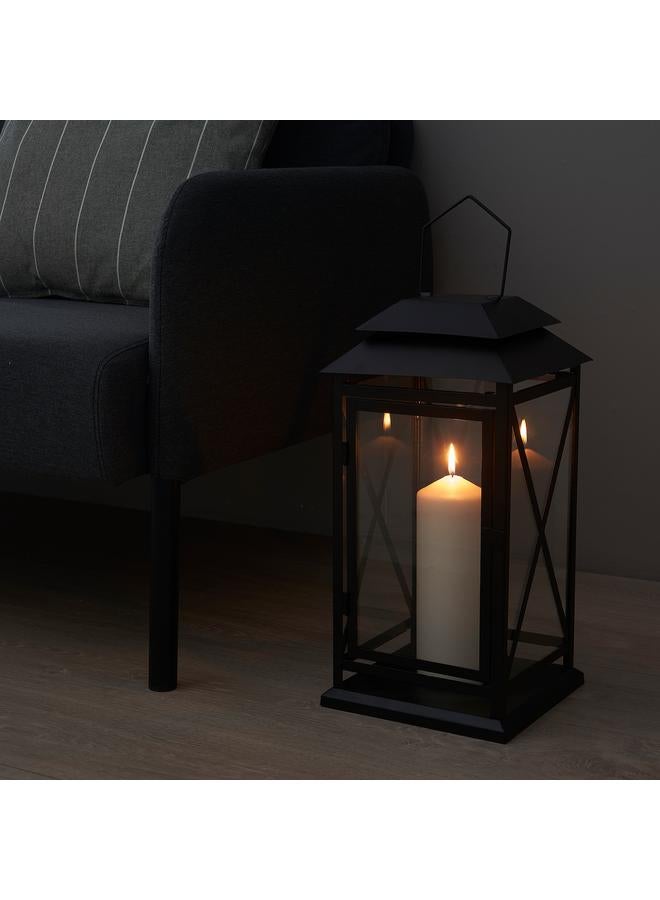 erorex Unscented Pillar Candle, Natural, 19 Cm - Image 2