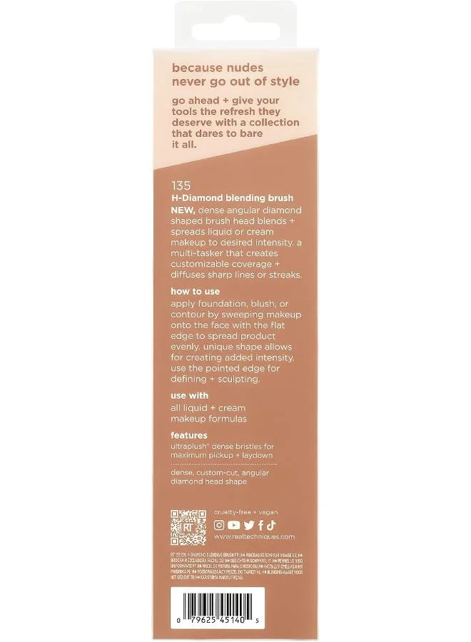Real Techniques  RT H-Diamond Blending Brush for Women | Best Price UAE