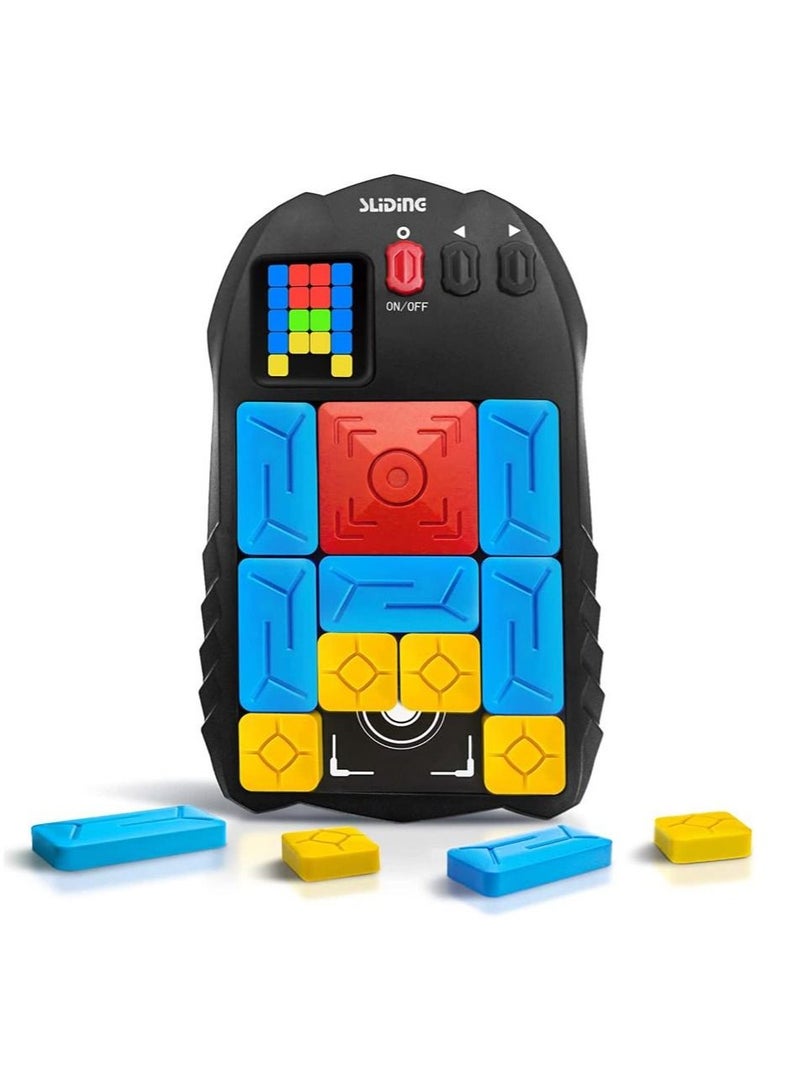 Super Slide Puzzles Brain Games, with 500+ Levels Electronic Handheld Game, Challenges Brain Teaser Puzzles, Learning & Education Travel Stem Toys for Kids and Adults  - Image 1