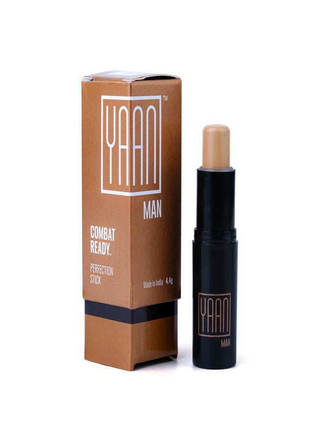 Yaan Man Yaanman Natural Concealer for Men (Medium Shade), 4.4g | Erase Dark Circles, Scars, Pigmentation| Perfection Stick For Perfect Skin, Medium Coverage | With Shea Butter and Vitamin E, - Image 1
