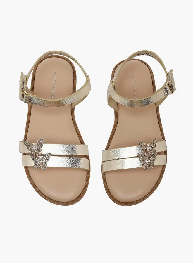 فلورا بيلا من شو إكسبرس Girls Hook & Loop Strap Sandals