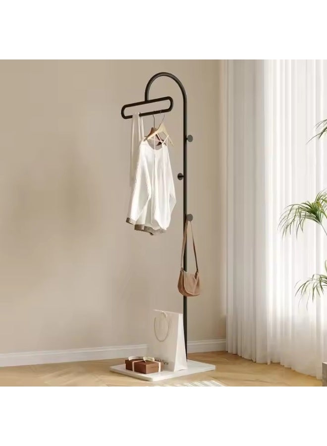 Y&D Metal Coat Rack Black Coat Rack Freestanding  With Marble Base Floor-standing Coat Stand Floor Hanger 175CM - Image 5