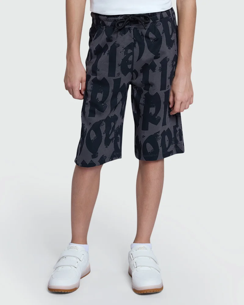 Ovs Forged Iron Grey Shorts For Boys – By OVS