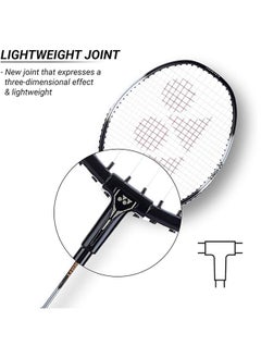 Yonex YONEX ZR 100 Light Strung Badminton Racquet | Color: Black | Size: G3 - U | Material: Aluminium | with Full Racquet Cover | Weight: 95 gram | High Durability | Grip Size: 3 3/4 inches  - Image 4