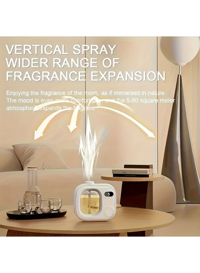 5 Speed USB Rechargeable Air Purifier Humidifier With Timer And Empty Bottle - Image 5