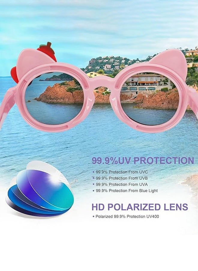 هالو كيتي نظارات شمسية للأطفال الصغار هالو كيتي UV400 للبنات من عمر 0 إلى 4 سنوات - Image 3