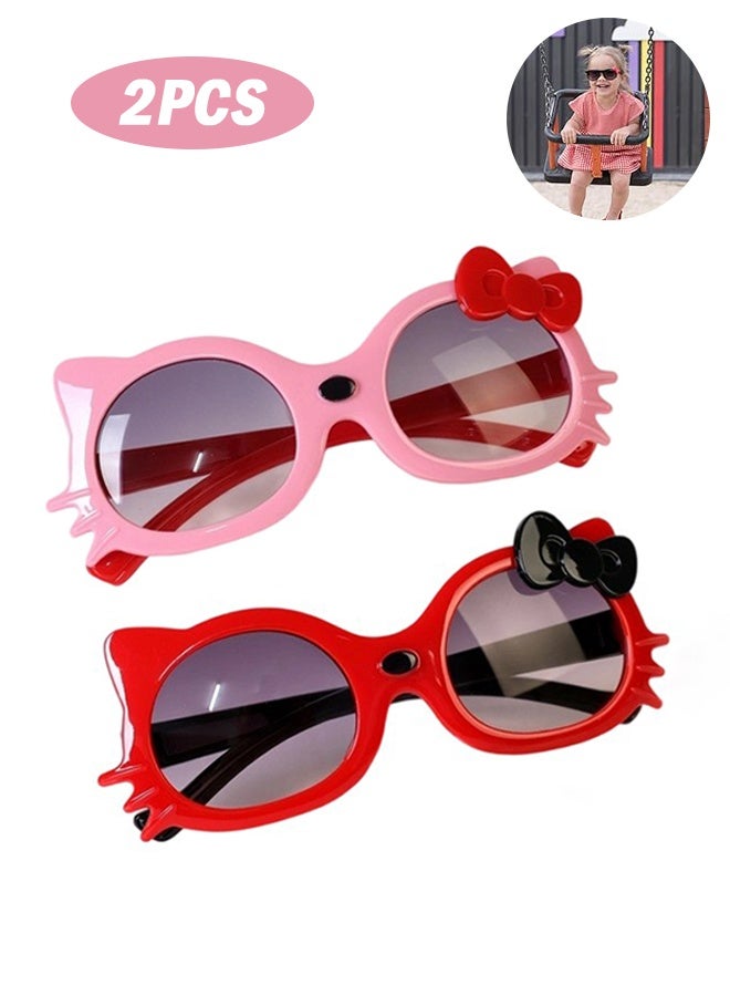 هالو كيتي نظارات شمسية للأطفال الصغار هالو كيتي UV400 للبنات من عمر 0 إلى 4 سنوات - Image 1