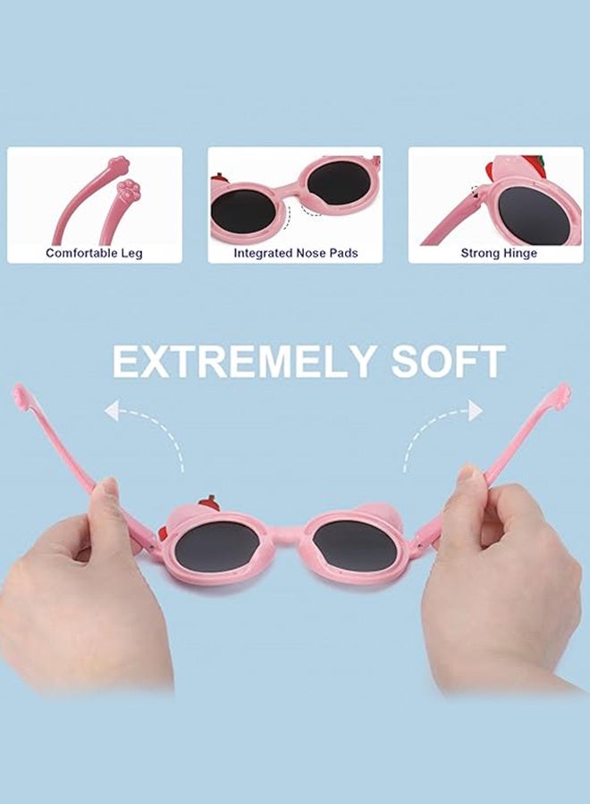هالو كيتي نظارات شمسية للأطفال الصغار هالو كيتي UV400 للبنات من عمر 0 إلى 4 سنوات - Image 4