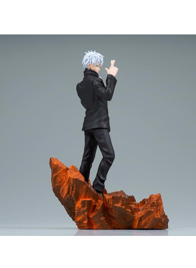 بانبريستو Banpresto - مجموعة Jujutsu Kaisen Gojo Satoru دمية نموذجية بزخرفة، نموذج Gojo Satoru من مادة PVC لعبة ديكورات هدية مجموعة المجوهرات. - Image 2