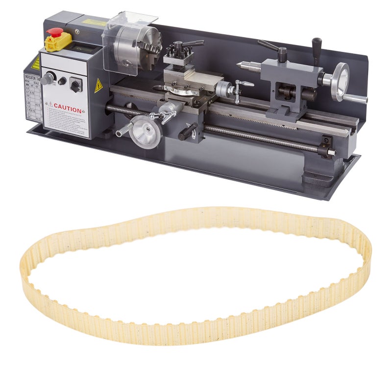 Lathe Drive Belt 9mm Width 1.5Mx70 Teeth Transparent Mini Lathe Belt Replacement for 0618 0618-3B 7x10 7x12 7x14 CJ18A - Image 1