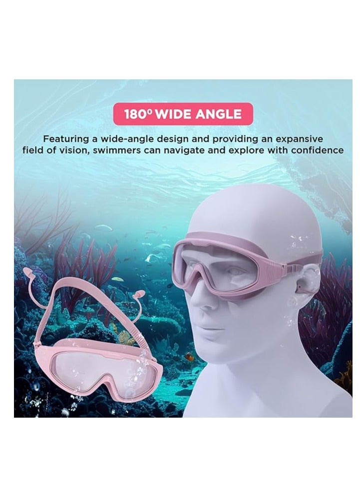 ENDLESS  Premium Swimming Goggle with Anti-Fog and UV Protection | Stylish Big Frame for more Visibility | Soft Silicone Gasket for Leak Proof | With Hard Case - Image 5