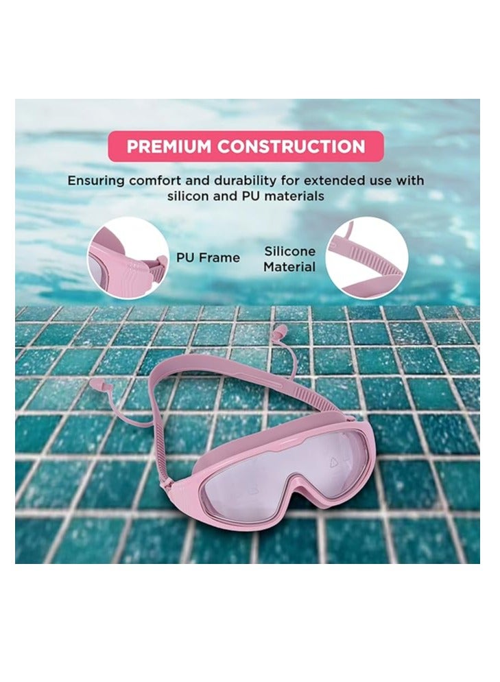 ENDLESS  Premium Swimming Goggle with Anti-Fog and UV Protection | Stylish Big Frame for more Visibility | Soft Silicone Gasket for Leak Proof | With Hard Case - Image 3