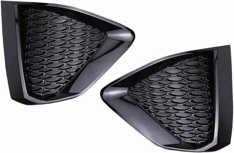 MOTOKU أغطية مصابيح الضباب السوداء MOTOKU لنيسان ماكسيما 2018-2023 - إطارات جانبية يسار ويمين - Image 1