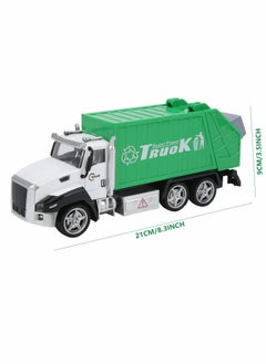 Y&D Garbage Truck Toy, 1/42 Collection Rubbish Lorry Toy for Boys Gift  - Image 5
