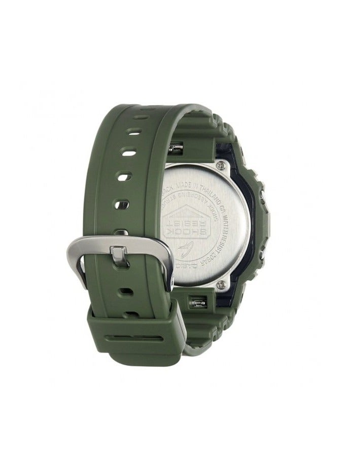 كاسيو جي شوك ساعة كوارتز للرجال، سوار ديجيتال من الراتنج DW-5610SU-3DR - Image 3