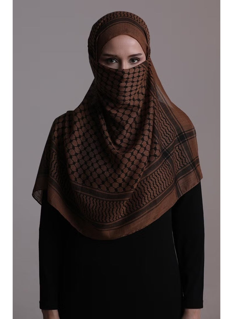 Sefa Merve كوفية فلسطينية 1001-02 بني - Image 5