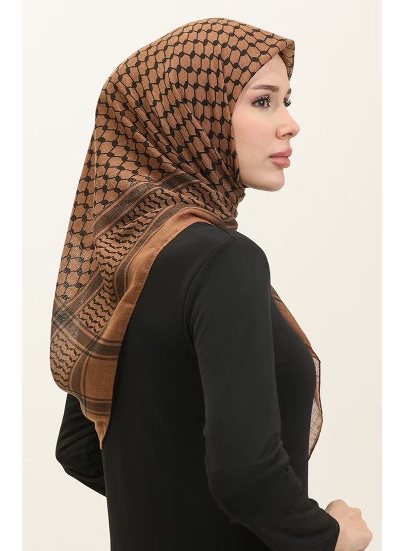 Sefa Merve كوفية فلسطينية 1001-02 بني - Image 3