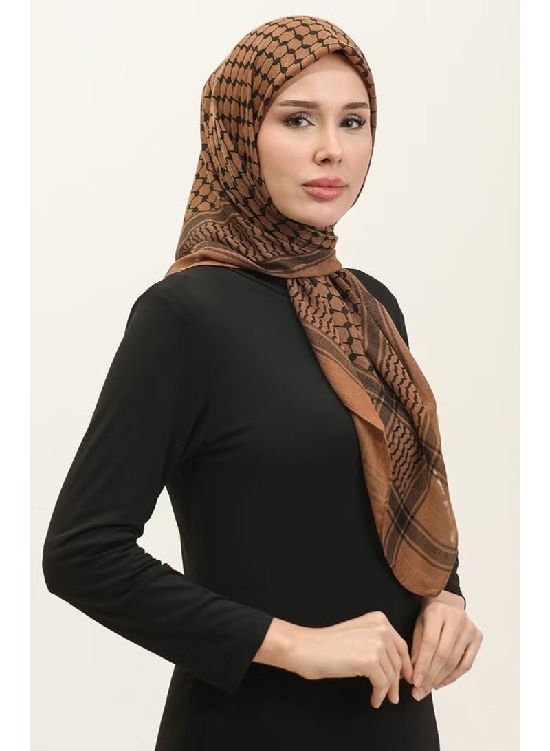 Sefa Merve كوفية فلسطينية 1001-02 بني - Image 2