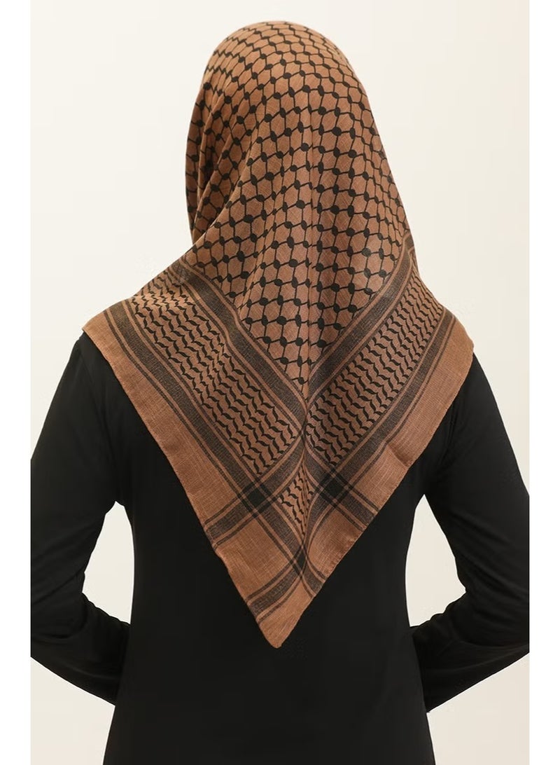 Sefa Merve كوفية فلسطينية 1001-02 بني - Image 4