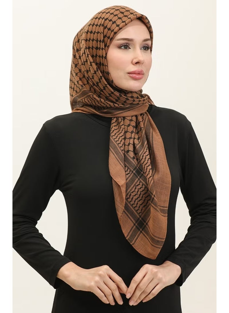 Sefa Merve كوفية فلسطينية 1001-02 بني - Image 1