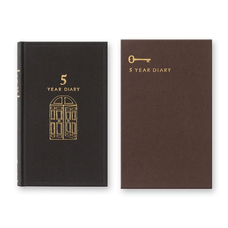 Designphil Midori 12396006 Diary  5 Year Consecutive Door  Black - Image 3