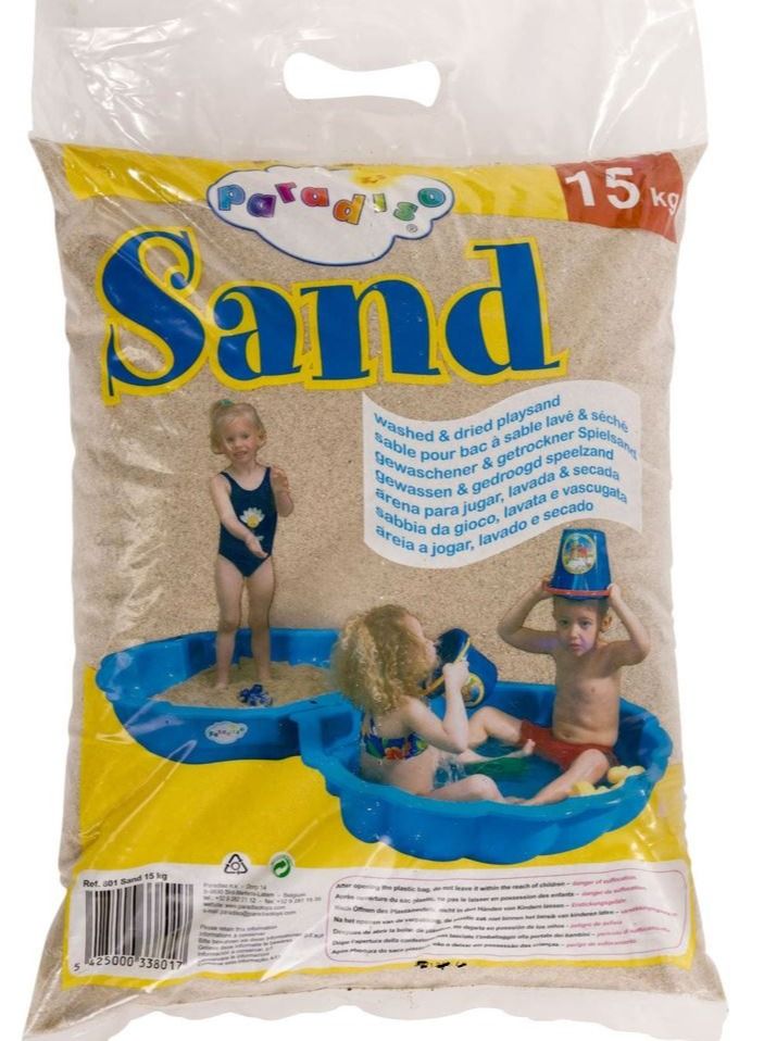 PARADISOTOYS Sterile Play Sand 15Kg Made In Belgium - Image 1