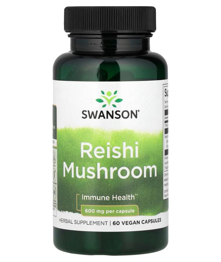 Reishi Mushroom 600 mg 60 Vegan Capsules