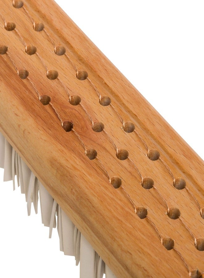 Redecker Natural Lint Brush with Oiled Beechwood, 7-1/4 inches, Easy to Clean Rubber Bristles Effectively Attract and Trap Hair, Made in Germany - Image 3