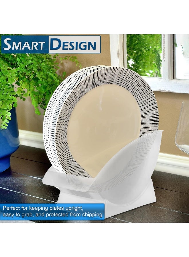 Home-X 11-Inch Dinner Plate Holder. Holds Plates in Upright Position - Image 4
