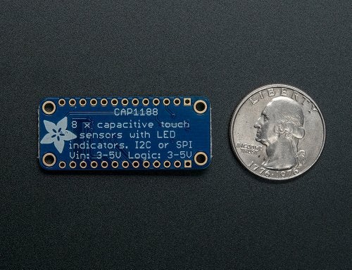 Adafruit CAP1188-8-Key Capacitive Touch Sensor Breakout-12C or SPI - Image 3