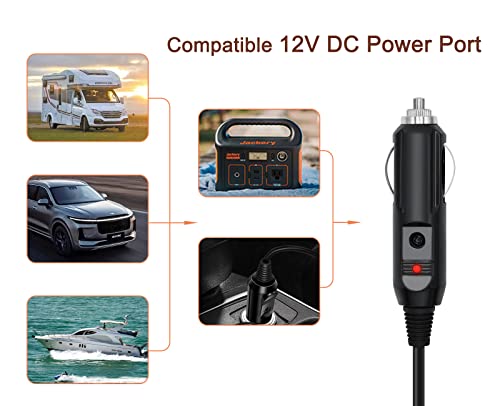 Generturbo 12V Car Charger for Inogen One G2 G3 G4 G5, DC Power Adapter Replace Inogen BA-306 BA-301, 12 Volt Inogen One Accessories Cigarette Lighter Power Supply with Additional Fuses 2-8.3ft - Image 2