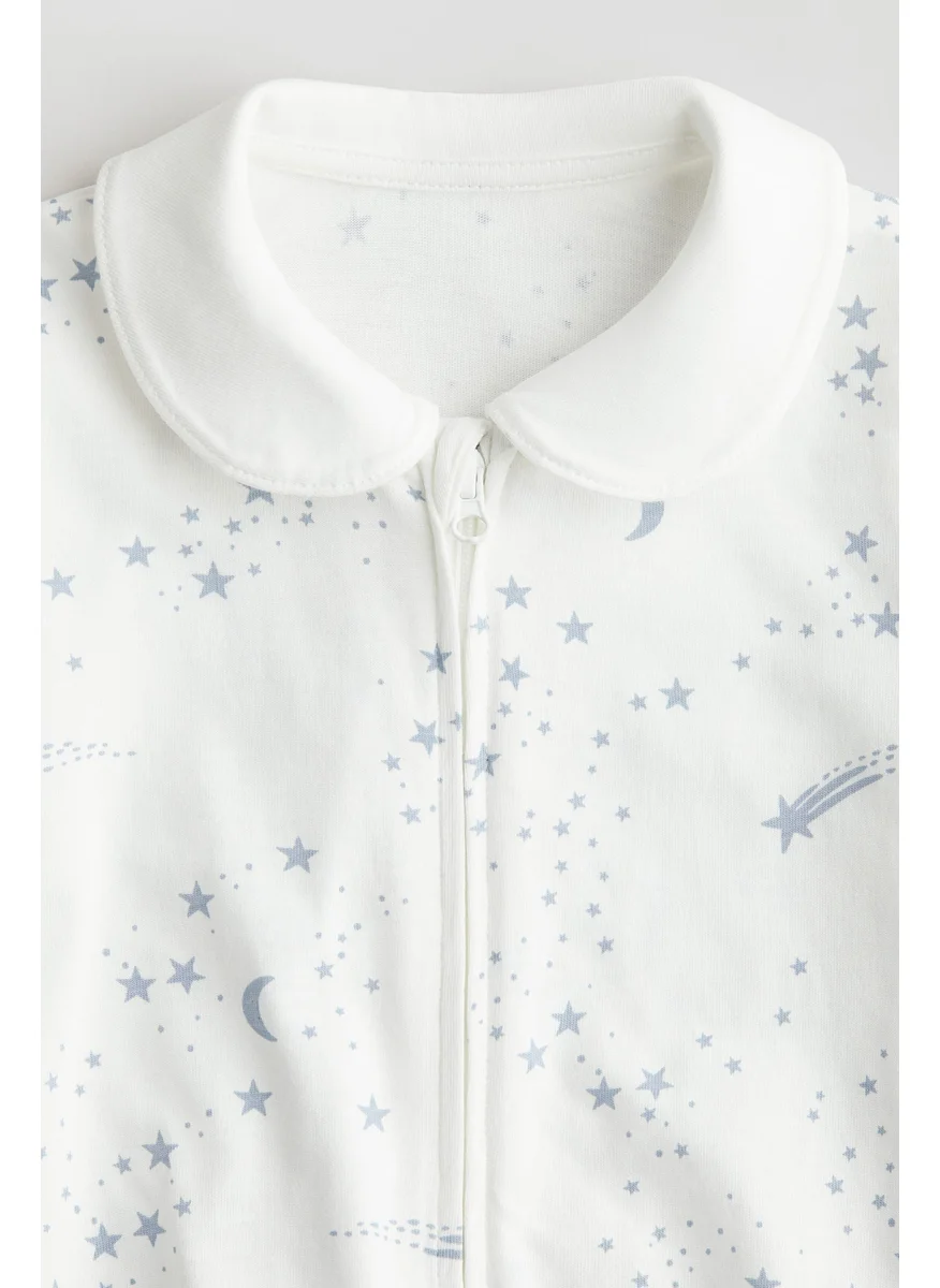 اتش اند ام Collared Zip-Up Sleepsuit